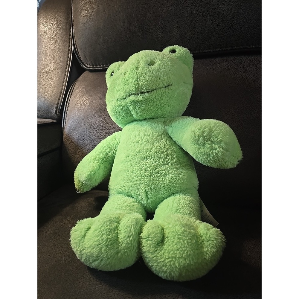 Build A Bear Exclusive Spring Green Frog 16" Plush‎ Stuffed Animal Toy